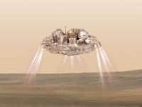 Sonda Schiaparelli po dopade vyhĺbila kráter na Marse