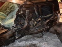 Obrazom: Vodič osobného auta neprežil zrážku s kamiónom